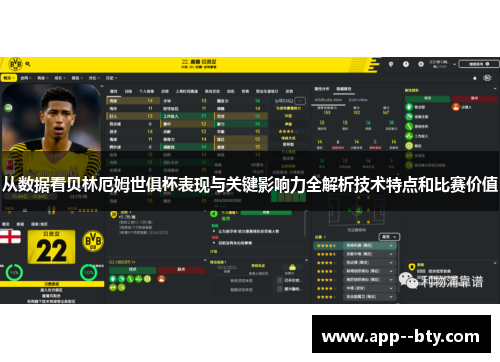 从数据看贝林厄姆世俱杯表现与关键影响力全解析技术特点和比赛价值